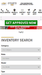 Mobile Screenshot of integritychevrolet.com